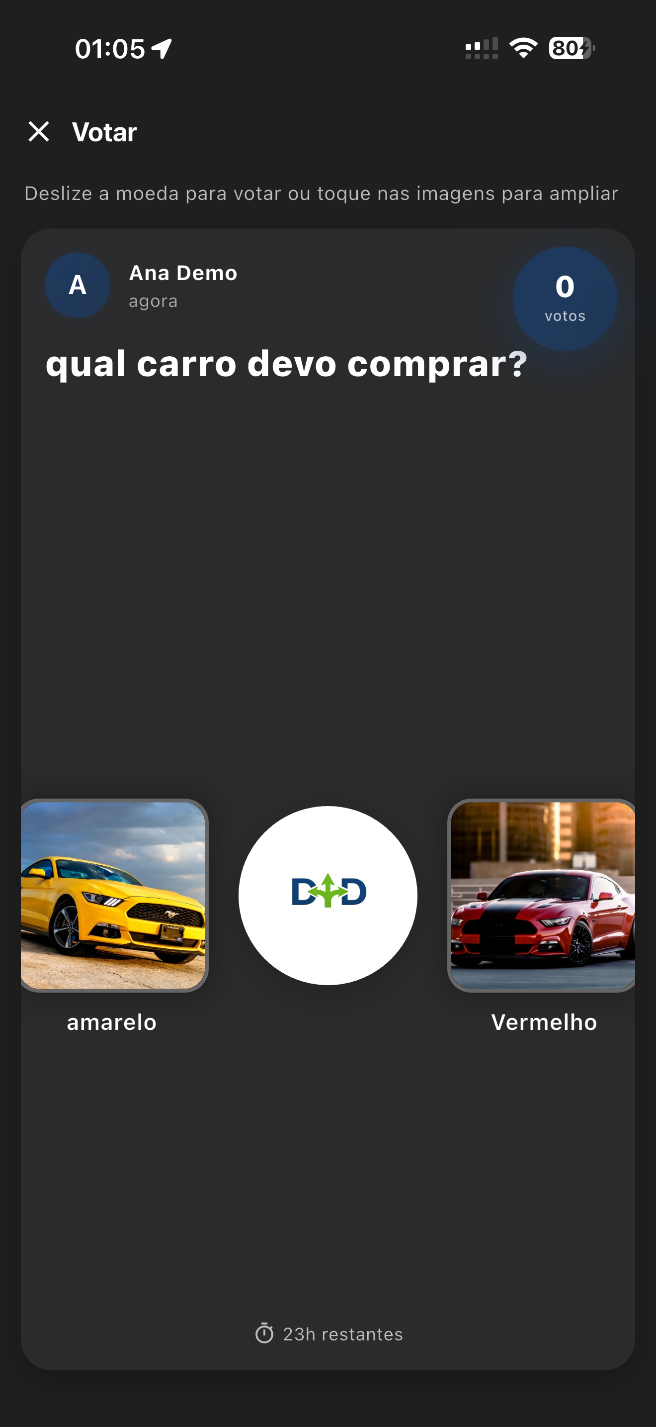 DeciD App Screenshot